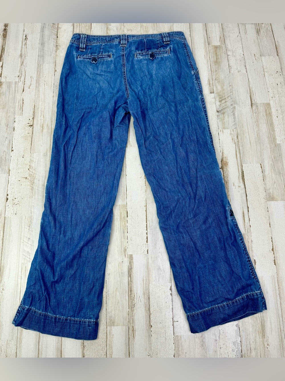 Vintage Old Navy Just Below Waist Jeans Womens 4 (30x28) Blue Low Rise - Picture 10 of 12